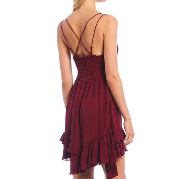 NWT Free People Adella Lace Slip Ruffle Dress - XS - Picture 3 of 6